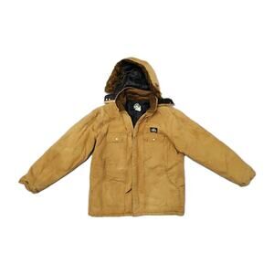 VINTAGE Polar King Key Barn Coat Blanket Lined Full Zip Jacket Size 46 USA PARKA